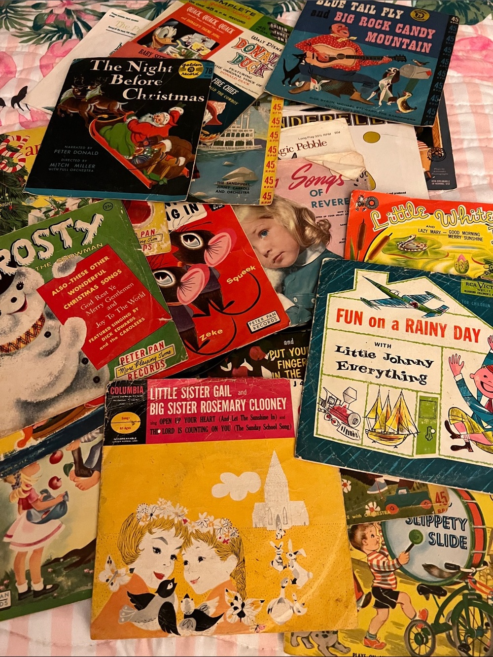 21 Children’s Record Lot Vintage